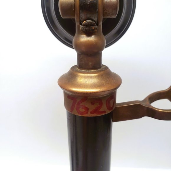 Antique Non Dialing Candlestick Phone Telephone Brass Bakelite PL 234 No 22 - Picture 8 of 16